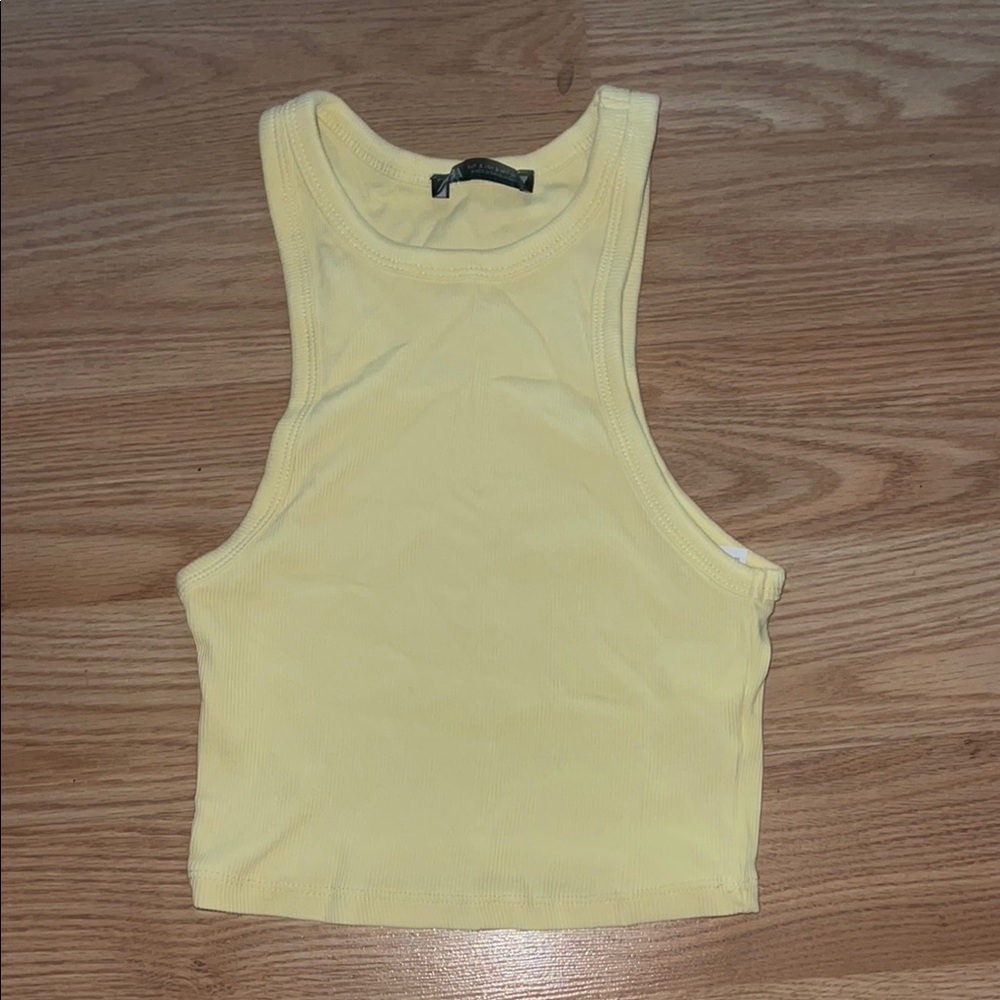 Yellow Sleeveless Women's Top